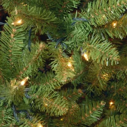 Best 7.5 ft. Pre-Lit Kingswood Fir Tree with PowerConnect Dual Color LED Lights Medium|Pre-Lit