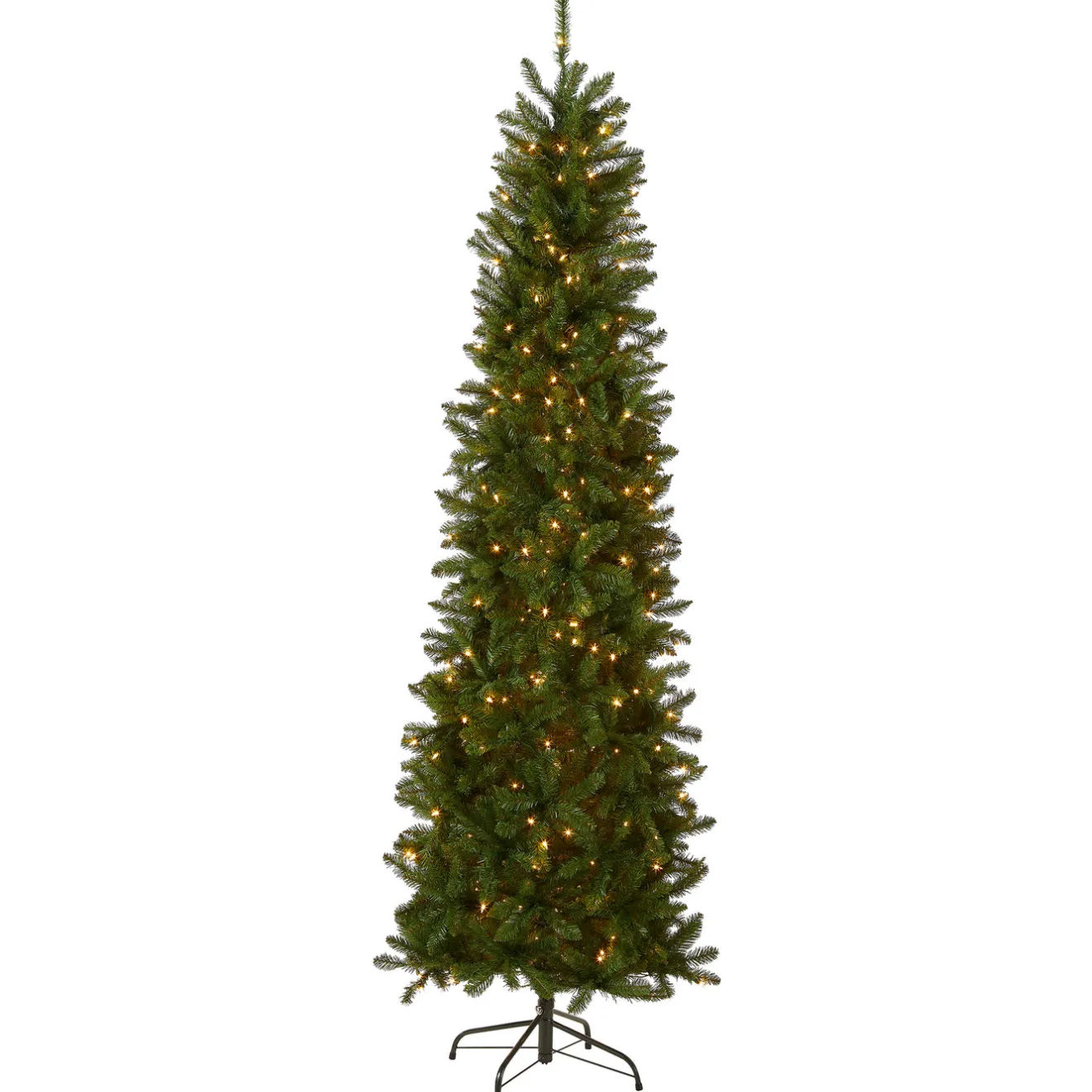 Best 6.5 ft. Pre-Lit Kingswood Fir Pencil Tree with Clear Lights Pre-Lit|6 To 6.5 Feet