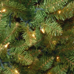 Sale 12 ft. Pre-Lit Kingswood Fir Pencil Slim Tree with Clear Lights Pencil Slim|Pre-Lit