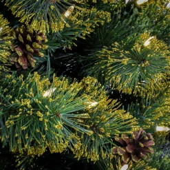 Outlet 7 ft. Pre-Lit Maine Pine Tree with LED Lights Pre-Lit|Full
