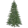 New 7.5 ft. Pre-Lit Merryweather Fir Feel Real Tree with Clear Lights Full|Pre-Lit