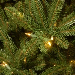 Hot 10 ft. Pre-Lit Natural Fraser Slim Fir Tree with Clear Lights Slim|Pre-Lit