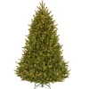 Online 7.5 ft. Pre-Lit Natural Fraser Medium Fir Tree with Clear Lights Full|7 To 7.5 Feet