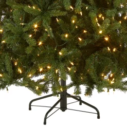 Discount 8 ft. Pre-Lit Newberry Spruce Tree with PowerConnect Dual Color LED Lights 8 To 8.5 Feet