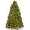 Clearance 7.5 ft. Pre-Lit Newberry Spruce Tree with Clear Lights Full|Pre-Lit