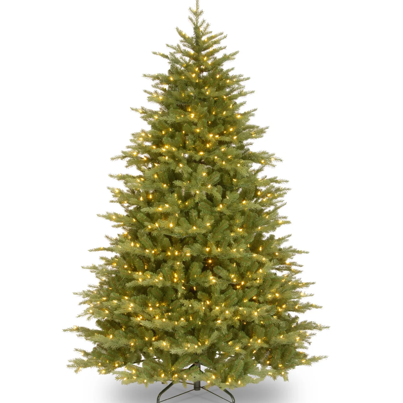 Sale 9 ft. Pre-Lit Nordic Spruce Medium Tree with Clear Lights Full|Pre-Lit