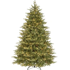 Online 7.5 ft. Pre-Lit Nordic Spruce Medium Tree with Clear Lights Medium|Pre-Lit