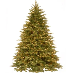 Sale 6.5 ft. Pre-Lit Nordic Spruce Tree with Clear Lights Full|Pre-Lit