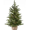 Best 3 ft. Pre-Lit Nordic Spruce Tree with Clear Lights Full|Pre-Lit