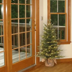 Best 3 ft. Pre-Lit Nordic Spruce Tree with Clear Lights Full|Pre-Lit