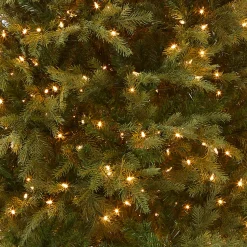 Online 7.5 ft. Pre-Lit Nordic Spruce Slim Tree with Clear Lights Slim|Pre-Lit