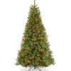 6.5 ft. Pre-Lit North Valley Spruce Tree with Multicolor Lights Full|Pre-Lit