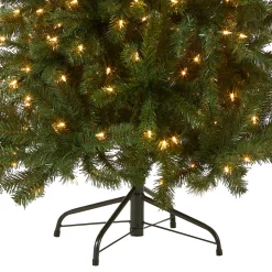 New 5 ft. Pre-Lit North Valley Spruce Tree with Clear Lights Full|Pre-Lit