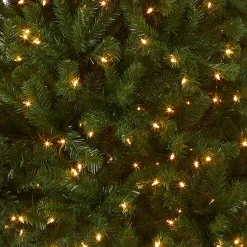 Outlet 6.5 ft. Pre-Lit North Valley Spruce Tree with Clear Lights Full|Pre-Lit