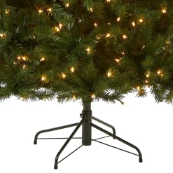 Outlet 6.5 ft. Pre-Lit North Valley Spruce Tree with Clear Lights Full|Pre-Lit