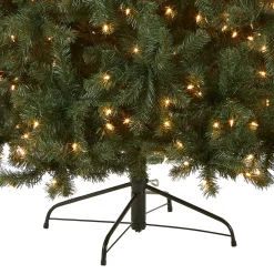 Sale 7.5 ft. Pre-Lit North Valley Spruce Blue Tree with Clear Lights Full|Pre-Lit