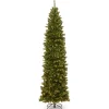 Online 10 ft. Pre-Lit North Valley Spruce Pencil Slim Tree with Clear Lights Pencil Slim|Pre-Lit