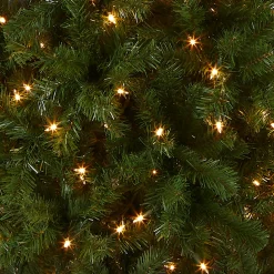 Online 7.5 ft. Pre-Lit North Valley Spruce Pencil Slim Tree with Clear Lights Full|Pre-Lit