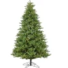 Best 10 ft. Pre-Lit Norway Spruce Hinged Tree with Warm White LED Lights Pre-Lit|Slim