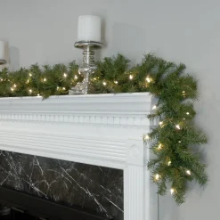 9 ft. Pre-Lit Norwood Fir Garland with Dual Color LED Lights Pre-Lit Christmas Garlands|7-10 Feet Christmas Garlands