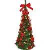 Best 6 ft. Pre-Lit Party Pop-Up Tree Decorative Accents