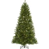 Sale 7.5 ft. Pre-Lit Peytom Spruce Tree with Clear Lights Full|Pre-Lit