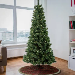 Discount 7.5 ft. Pre-Lit Pilchuck Pine Tree with LED Lights Pre-Lit|Slim