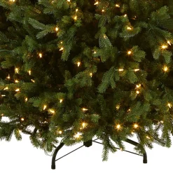Clearance 6.5 ft. Pre-Lit Princeton Fraser Fir Tree with PowerConnect Dual Color LED Lights Full|Pre-Lit