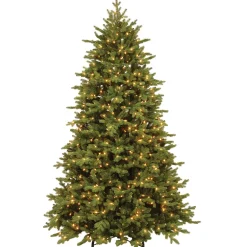 Hot 7.5 ft. Pre-Lit Princeton Fraser Fir Tree with PowerConnect and 1000 Dual Color LED Lights Full|Pre-Lit