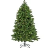 Online 6.5 ft. Pre-Lit Rockport Tree with PowerConnect LED Lights Full|Pre-Lit