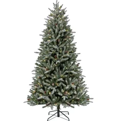 Online 7 ft. Pre-Lit Snowy Olallie Pine Tree with LED Lights Full|Pre-Lit