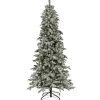 Outlet 7.5 ft. Pre-Lit Snowy Vintin Fir Tree with LED Lights Full|Pre-Lit