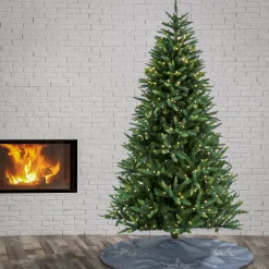 New 7.5 ft. Pre-Lit Spada Pine Tree with LED Lights Pre-Lit|Full