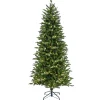 7.5 ft. Pre-Lit Wallace Pine Tree with LED Lights Full|Pre-Lit