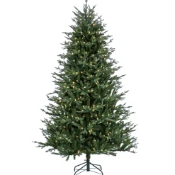 Online 7.5 ft. Pre-Lit Wenatchee Fir Tree with LED Lights Full|Pre-Lit