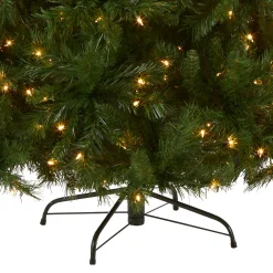 Sale 7.5 ft. Pre-Lit Winchester Pine Tree with Clear Lights Full|Pre-Lit