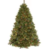 7.5 ft. Pre-Lit Winchester Pine Tree with Multicolor Lights Full|Pre-Lit