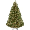 Hot 7.5 ft. Pre-Lit Wispy Willow Grande Medium Tree with Clear Lights Full|Pre-Lit