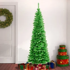 Clearance 7.5 ft. Rowan Pencil Slim Tree Slim|Unlit