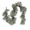Online 7 ft. Snowy Long Needle Plastic Garland Unlit Christmas Garlands|7-10 Feet Christmas Garlands