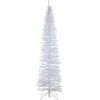 New 7 ft. Tinsel Collection White Iridescent Tree Slim|Pre-Lit