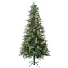 Online 7.5 ft. Virginia Pine Mixed Feel Real Tree Full|Pre-Lit
