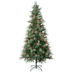 Online 7.5 ft. Virginia Pine Mixed Feel Real Tree Full|Pre-Lit