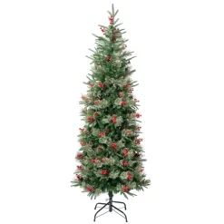 New 6 ft. Virginia Pine Mixed Slim Tree Pre-Lit|6 To 6.5 Feet