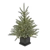 Clearance 4 ft.Pre-Lit Aberdeen Blue Spruce Tree Slim|Pre-Lit