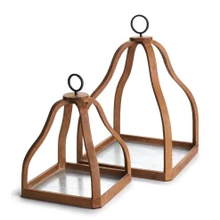 Outlet 21 in. and 15 in. Ashlyn Nested Cages Décor Decorative Accents