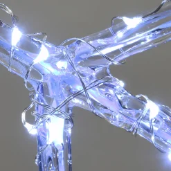 Best 24 in. and 20 in. Ice Crystal Snowflakes with LED Lights Yard Decorations
