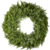 Outlet 24 in. Arborvitae Wreath Unlit Christmas Wreaths|21-24 Inch Christmas Wreaths
