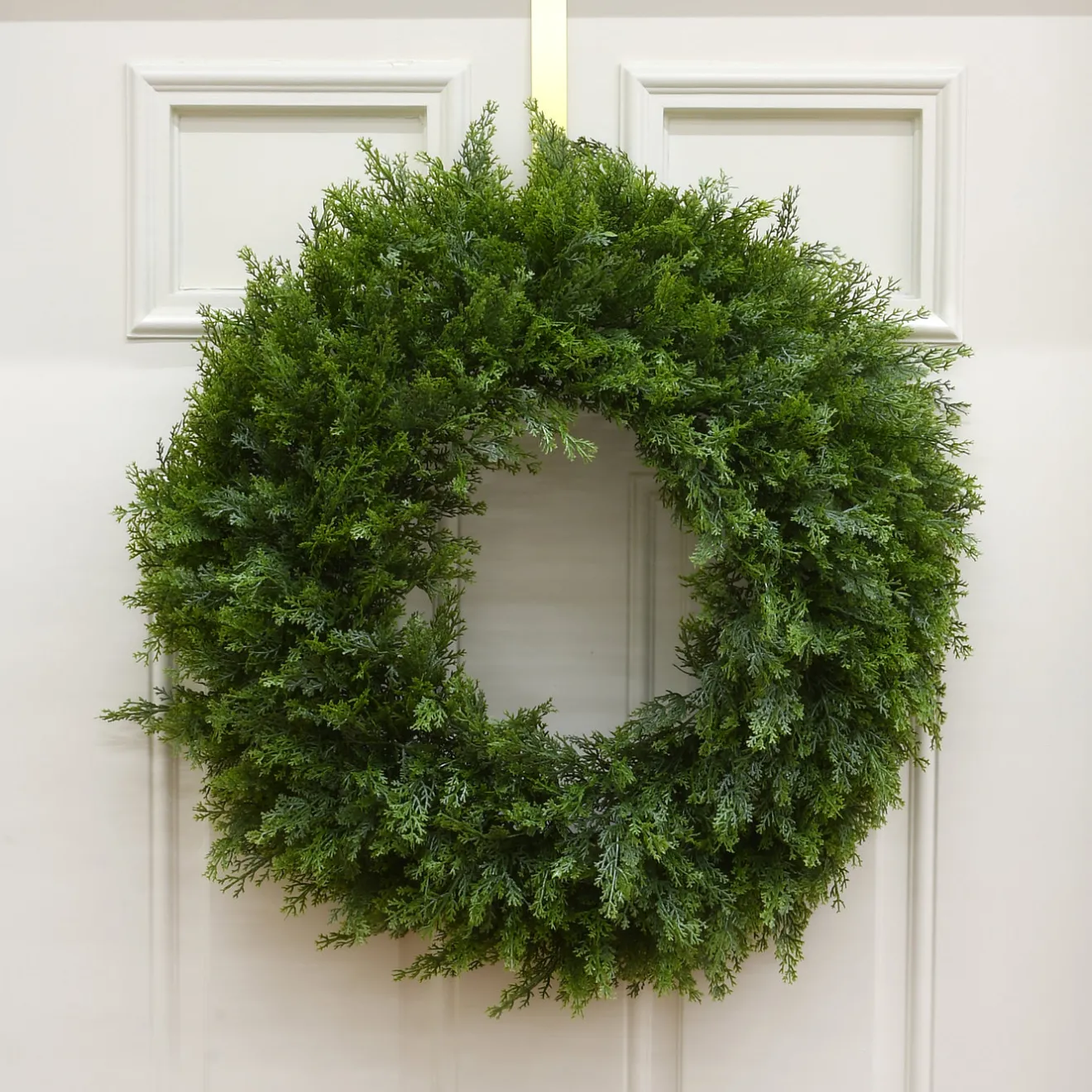 Outlet 24 in. Arborvitae Wreath Unlit Christmas Wreaths|21-24 Inch Christmas Wreaths