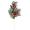 Discount 28 in. Berry Pine Plastic Spray Topiaries Arrangements